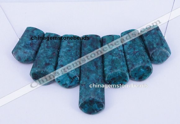 NGP71 Fashion chrysocolla gemstone pendants set jewelry wholesale