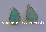 NGP7134 20*30mm - 22*32mm freeform amazonite gemstone pendants