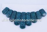 NGP72 Fashion chrysocolla gemstone pendants set jewelry wholesale