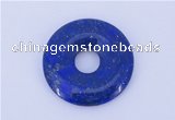 NGP721 5*30mm natural lapis lazuli gemstone donut pendant