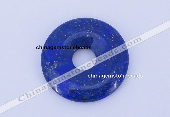 NGP721 5*30mm natural lapis lazuli gemstone donut pendant