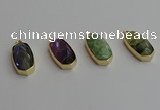 NGP7275 13*25mm faceted freeform labradorite pendants wholesale