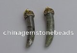 NGP7310 8*50mm - 10*55mm oxhorn labradorite pendants wholesale