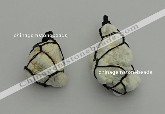 NGP7350 20*25mm - 25*40mm nuggets agate pendants wholesale