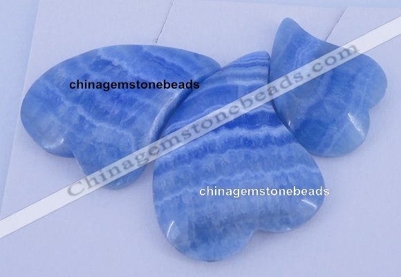 NGP74 Fashion blue lace agate gemstone pendants set jewelry wholesale