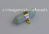 NGP7450 12*45mm sticks amazonite gemstone pendants wholesale