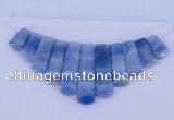 NGP76 Fashion blue lace agate gemstone pendants set jewelry wholesale