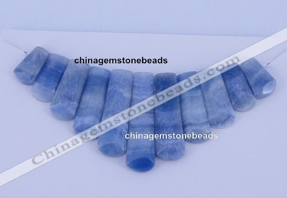 NGP76 Fashion blue lace agate gemstone pendants set jewelry wholesale