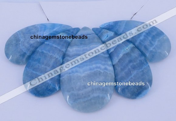 NGP78 Fashion blue lace agate gemstone pendants set jewelry wholesale