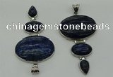 NGP8034 50*82mm - 52*86mm lapis lazuli pendant set jewelry