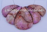 NGP84 Dyed imperial jasper gemstone pendants set jewelry wholesale