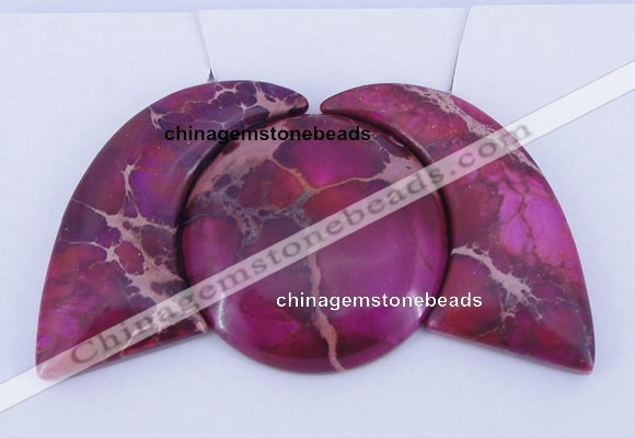 NGP85 Dyed imperial jasper gemstone pendants set jewelry wholesale