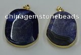 NGP8631 32*45mm - 46*48mm freeform druzy agate pendants wholesale