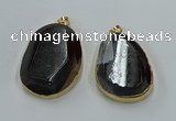 NGP8632 32*45mm - 46*48mm freeform druzy agate pendants wholesale