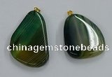 NGP8652 30*45mm - 35*50mm freeform agate pendants wholesale