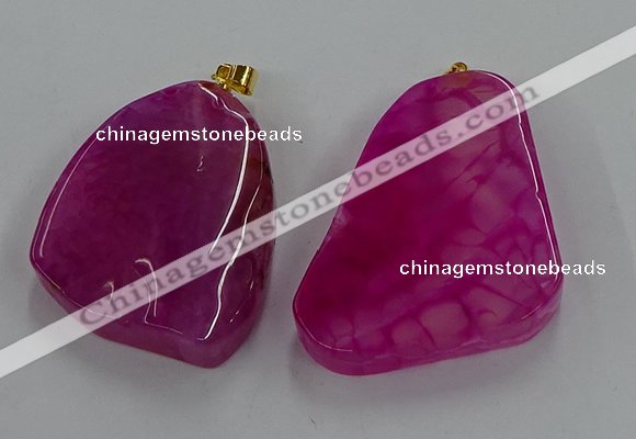 NGP8661 20*40mm - 40*50mm freeform agate pendants wholesale