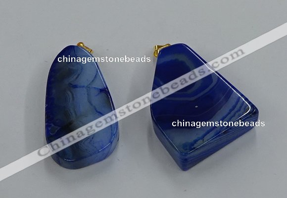 NGP8662 20*40mm - 40*50mm freeform agate pendants wholesale