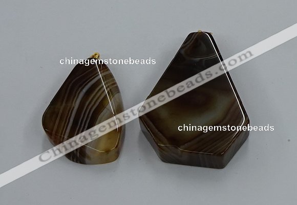 NGP8664 20*40mm - 40*50mm freeform agate pendants wholesale