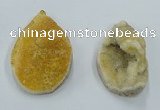 NGP8668 35*55mm - 45*60mm freeform druzy agate pendants wholesale