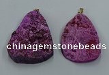 NGP8670 35*55mm - 45*60mm freeform druzy agate pendants wholesale