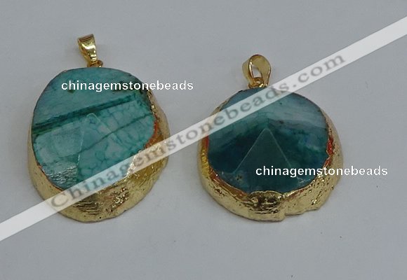 NGP8692 28*35mm - 30*40mm freeform agate pendants wholesale