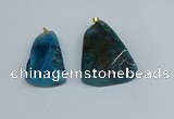 NGP8709 25*40mm – 35*50mm freeform agate pendants wholesale
