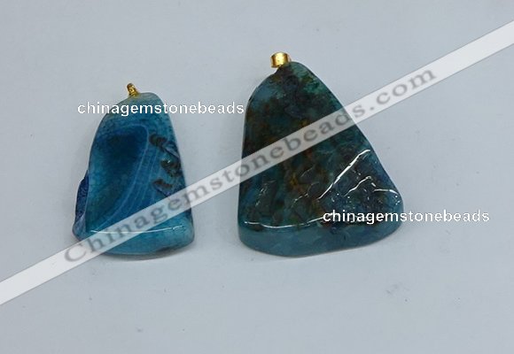 NGP8709 25*40mm – 35*50mm freeform agate pendants wholesale