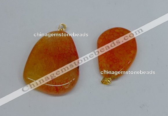 NGP8725 28*40mm - 30*54mm freeform agate pendants wholesale