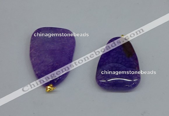 NGP8726 28*40mm - 30*54mm freeform agate pendants wholesale