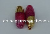 NGP8738 18*44mm rice agate gemstone pendants wholesale