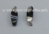 NGP8789 14*40mm rice agate gemstone pendants wholesale