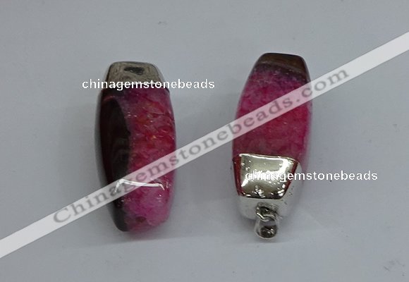 NGP8794 20*45mm rice agate gemstone pendants wholesale