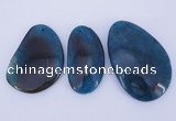 NGP880 5PCS 30-50mm*55-70mm freeform agate gemstone pendants