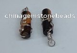 NGP8802 13*40mm tube agate gemstone pendants wholesale