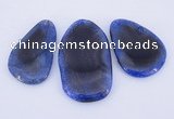 NGP881 5PCS 35-45mm*60-75mm freeform agate gemstone pendants