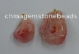 NGP8837 20*25mm - 30*40mm nuggets agate pendants wholesale