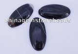 NGP884 5PCS 25*49mm oval agate gemstone pendants wholesale