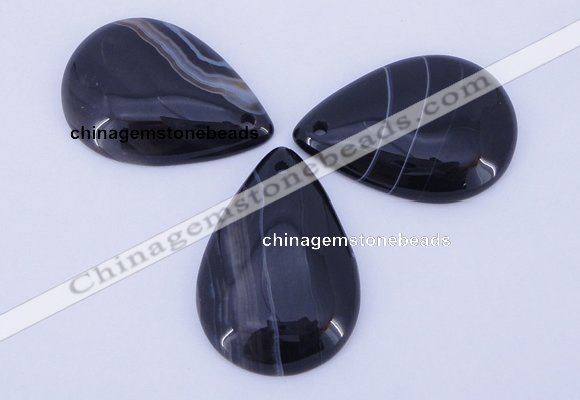 NGP887 5PCS 27*38mm flat teardrop agate gemstone pendants wholesale