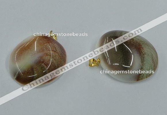 NGP8876 25*30mm - 30*40mm freeform shell pendants wholesale