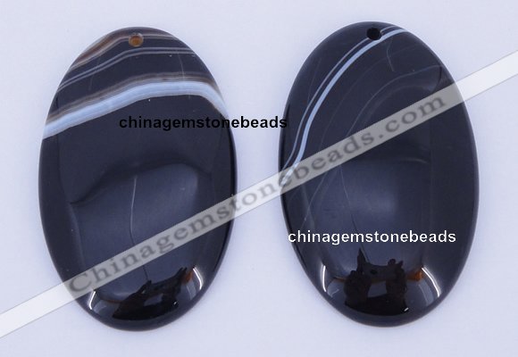 NGP889 5PCS 34*53mm oval agate gemstone pendants wholesale