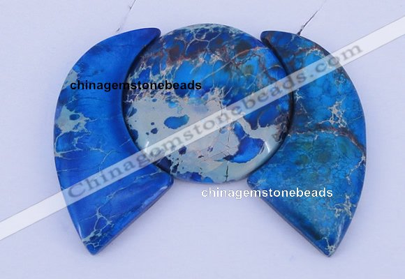 NGP89 Dyed imperial jasper gemstone pendants set jewelry wholesale