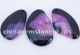 NGP903 5PCS 35-45mm*55-70mm freeform agate druzy geode gemstone pendants