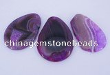 NGP904 5PCS 35-50mm*55-65mm freeform agate druzy geode gemstone pendants