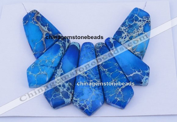 NGP91 Dyed imperial jasper gemstone pendants set jewelry wholesale