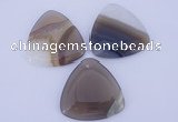 NGP914 5PCS 45*45mm triangle agate druzy geode gemstone pendants