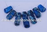 NGP92 Dyed imperial jasper gemstone pendants set jewelry wholesale