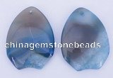 NGP930 5PCS 40*55mm agate druzy geode gemstone pendants