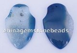 NGP931 5PCS 40*60mm agate druzy geode gemstone pendants