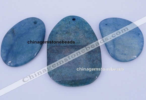 NGP938 5PCS 35-50mm*45-70mm freeform gemstone pendants wholesale