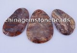 NGP943 5PCS 35-50mm*55-70mm freeform jasper gemstone pendants